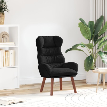 Sillón Relajante Negro de Terciopelo | Foro24.es | Tu tienda online para hogar, jardín y más Foro24.es