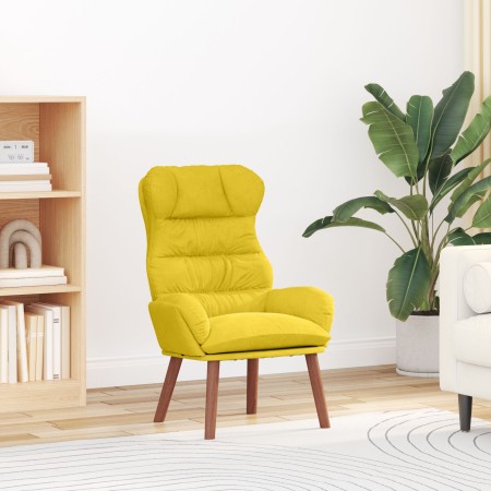 Sillón Relajante de Terciopelo Amarillo | Foro24.es | Tu tienda online para hogar, jardín y más Foro24.es