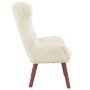Sillón Relajante de Terciopelo Crema | Foro24.es | Tu tienda online para hogar, jardín y más Foro24.es
