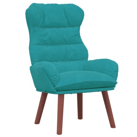 Sillón Relax Turquesa de Terciopelo | Foro24.es | Tu tienda online para hogar, jardín y más Foro24.es