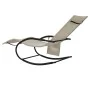 Tumbona mecedora 2 unidades de acero y textilene crema de vidaXL, Tumbonas - Ref: Foro24-318138, Precio: 132,93 €, Descuento: %