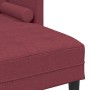 Sofá esquinero de 3 plazas Rojo vino 160 cm Tela by , Sofas - Ref: Foro24-42001916, Price: 265,82 €, Discount: %