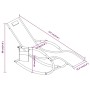 Schaukelliege 2 Stück aus Stahl und cremefarbenem Textilene von vidaXL, Liegen - Ref: Foro24-318138, Preis: 134,48 €, Rabatt: %