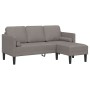 Sofá en L de 3 plazas Taupe 160 cm Tela von , Sofas - Ref: Foro24-42001918, Preis: 324,56 €, Rabatt: %