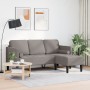 Sofá en L de 3 plazas Taupe 160 cm Tela von , Sofas - Ref: Foro24-42001918, Preis: 324,56 €, Rabatt: %