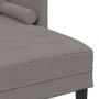 Sofá en L de 3 plazas Taupe 160 cm Tela von , Sofas - Ref: Foro24-42001918, Preis: 324,56 €, Rabatt: %