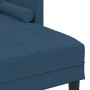Sofá L de 3 plazas  Azul 160 cm Tela | Foro24.es | Tu tienda online para hogar, jardín y más Foro24.es