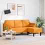 Sofá L de 3 plazas  Amarillo oscuro 160 cm Tela | Foro24.es | Tu tienda online para hogar, jardín y más Foro24.es