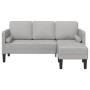 Sofá esquinero de 3 plazas en gris nube 160 cm de tela von , Sofas - Ref: Foro24-42001922, Preis: 272,89 €, Rabatt: %