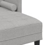 Sofá esquinero de 3 plazas en gris nube 160 cm de tela von , Sofas - Ref: Foro24-42001922, Preis: 272,89 €, Rabatt: %