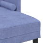 Sofá en L de 3 plazas  Jeans Azul 160 cm Tela | Foro24.es | Tu tienda online para hogar, jardín y más Foro24.es