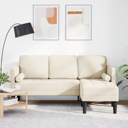 Sofá en L de 3 plazas 160 cm Lino by , Sofas - Ref: Foro24-42001924, Price: 290,04 €, Discount: %