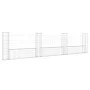 U-shaped gabion basket 4 iron posts 380x20x100 cm by vidaXL, fence panels - Ref: Foro24-151277, Price: 110,62 €, Discount: %