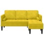 Sofá en L Amarillo 173x131x67 cm Terciopelo | Foro24.es | Tu tienda online para hogar, jardín y más Foro24.es