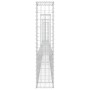 U-shaped gabion basket 4 iron posts 380x20x100 cm by vidaXL, fence panels - Ref: Foro24-151277, Price: 112,01 €, Discount: %