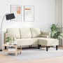 Sofá en L Crema 173x131x67 cm Terciopelo | Foro24.es | Tu tienda online para hogar, jardín y más Foro24.es