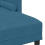 Sofá en forma de L Azul 173x131x67 cm Terciopelo by , Sofas - Ref: Foro24-42001934, Price: 266,83 €, Discount: %