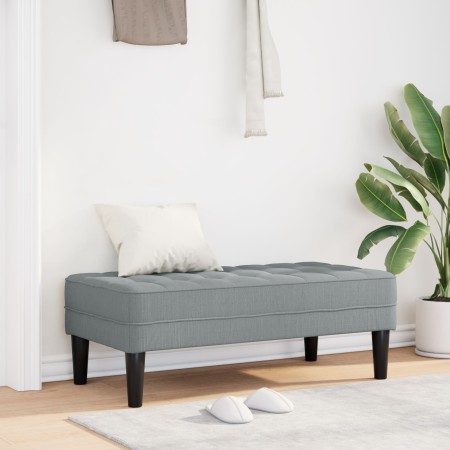Banco  Gris Claro 113x57x39 cm Tela | Foro24.es | Tu tienda online para hogar, jardín y más Foro24.es