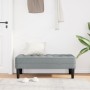 Banco  Gris Claro 113x57x39 cm Tela | Foro24.es | Tu tienda online para hogar, jardín y más Foro24.es