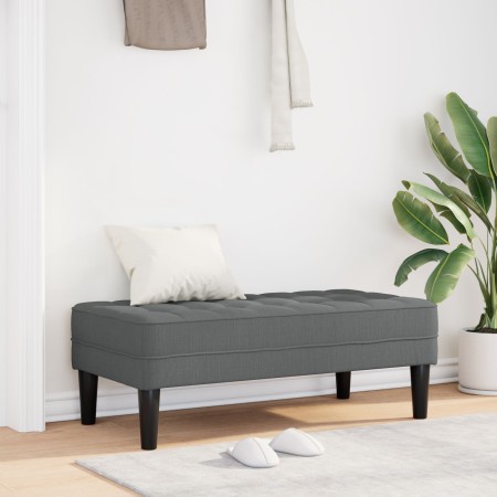 Banco Gris Oscuro 113x57x39 cm de Tela von , Banken - Ref: Foro24-42001936, Preis: 107,40 €, Rabatt: %