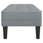 Banco  Gris Claro 113x57x39 cm Tela | Foro24.es | Tu tienda online para hogar, jardín y más Foro24.es