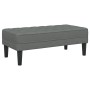 Banco Gris Oscuro 113x57x39 cm de Tela von , Banken - Ref: Foro24-42001936, Preis: 107,40 €, Rabatt: %