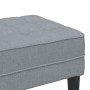 Banco  Gris Claro 113x57x39 cm Tela | Foro24.es | Tu tienda online para hogar, jardín y más Foro24.es