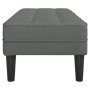 Banco Gris Oscuro 113x57x39 cm de Tela von , Banken - Ref: Foro24-42001936, Preis: 107,40 €, Rabatt: %