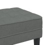 Banco Gris Oscuro 113x57x39 cm de Tela von , Banken - Ref: Foro24-42001936, Preis: 107,40 €, Rabatt: %
