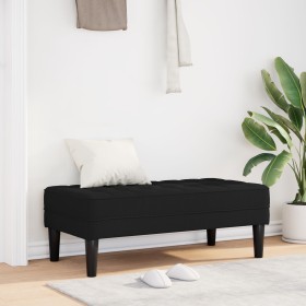 Banco Negro 113x57x39 cm de tela von , Banken - Ref: Foro24-42001937, Preis: 107,40 €, Rabatt: %