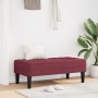 Banco Rojo Vino 113x57x39 cm Tela von , Banken - Ref: Foro24-42001938, Preis: 107,40 €, Rabatt: %