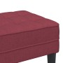 Banco Rojo Vino 113x57x39 cm Tela von , Banken - Ref: Foro24-42001938, Preis: 107,40 €, Rabatt: %