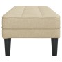 Banco  Crema 113x57x39 cm Tela | Foro24.es | Tu tienda online para hogar, jardín y más Foro24.es