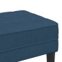 Banco  Azul 113x57x39 cm Tela | Foro24.es | Tu tienda online para hogar, jardín y más Foro24.es