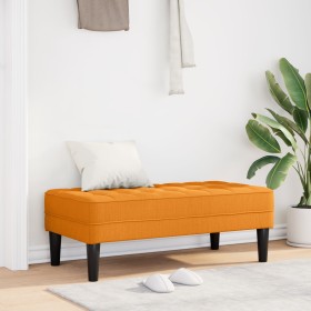 Banco Amarillo Oscuro 113x57x39 cm de Tela