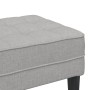 Banco  Gris Nube 113x57x39 cm Tela | Foro24.es | Tu tienda online para hogar, jardín y más Foro24.es