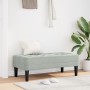 Banco Gris Claro 113 cm Terciopelo by , Banks - Ref: Foro24-42001947, Price: 108,14 €, Discount: %