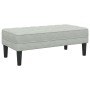 Banco Gris Claro 113 cm Terciopelo by , Banks - Ref: Foro24-42001947, Price: 108,14 €, Discount: %