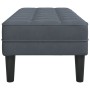 Banco Gris Oscuro 113 cm Terciopelo von , Banken - Ref: Foro24-42001948, Preis: 108,14 €, Rabatt: %