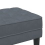 Banco Gris Oscuro 113 cm Terciopelo von , Banken - Ref: Foro24-42001948, Preis: 108,14 €, Rabatt: %