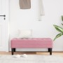 Banco Rosa 113x57x39 cm Terciopelo | Foro24.es | Tu tienda online para hogar, jardín y más Foro24.es