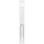 Cesta de gaviones forma de U 2 postes de hierro 140x20x200 cm de vidaXL, Paneles de vallas - Ref: Foro24-151289, Precio: 83,0...