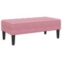Banco Rosa 113x57x39 cm Terciopelo | Foro24.es | Tu tienda online para hogar, jardín y más Foro24.es