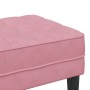 Banco Rosa 113x57x39 cm Terciopelo | Foro24.es | Tu tienda online para hogar, jardín y más Foro24.es