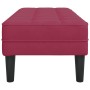 Banco Rojo Vino 113x57x39 cm de Terciopelo | Foro24.es | Tu tienda online para hogar, jardín y más Foro24.es