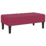 Banco Rojo Vino 113x57x39 cm de Terciopelo | Foro24.es | Tu tienda online para hogar, jardín y más Foro24.es