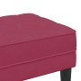 Banco Rojo Vino 113x57x39 cm de Terciopelo | Foro24.es | Tu tienda online para hogar, jardín y más Foro24.es