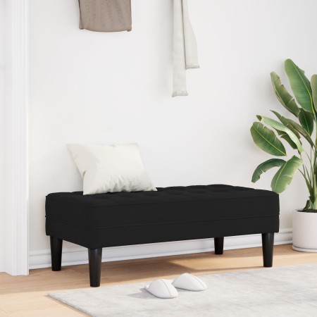 Banco Negro 113x57x39 cm de Terciopelo | Foro24.es | Tu tienda online para hogar, jardín y más Foro24.es