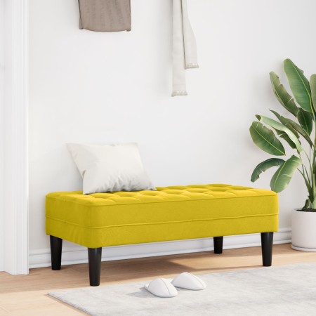 Banco Amarillo 113x57x39 cm de Terciopelo | Foro24.es | Tu tienda online para hogar, jardín y más Foro24.es