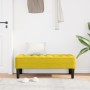 Banco Amarillo 113x57x39 cm de Terciopelo | Foro24.es | Tu tienda online para hogar, jardín y más Foro24.es